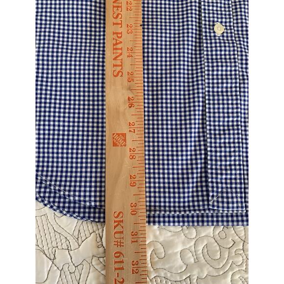 POLO RALPH LAUREN Men’s Long Sleeve Button Up Shirt Size Large Blue White Check - Picture 10 of 16